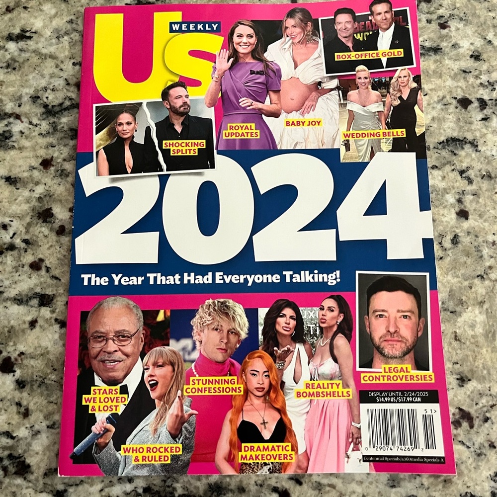 Magazine,Us Weekly Magazine 2024 Edition